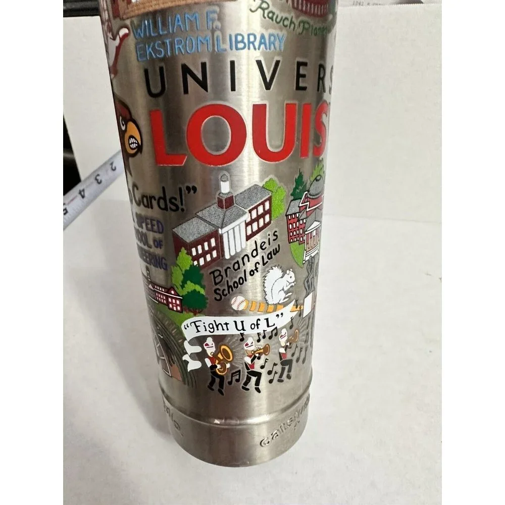 Catstudio University Of‎ Louisville Collegiate Landmarks Steel Tumbler 2017